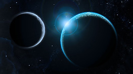 太空星球輪廓圖免摳png透明素材