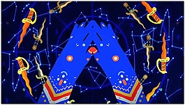 卡通起色動態(tài)視頻素材