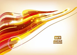 時尚彩帶矢量素材