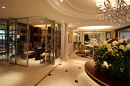 金色大廳古典效果圖