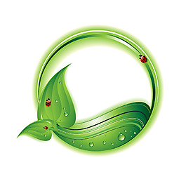 樹葉花環(huán)量素材