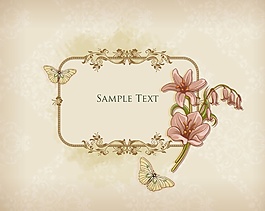 精美花邊矢量素材