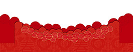 創(chuàng)意紅色圓球png元素素材