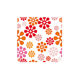 彩色小花矢量素材