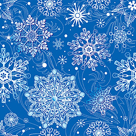 精美雪花矢量素材