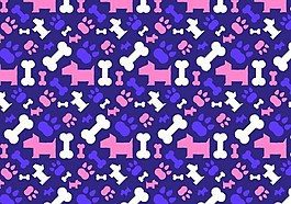 狗骨頭矢量素材