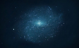 简约蓝色星空背景