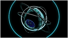 宇宙行星運(yùn)行軌道視頻素材
