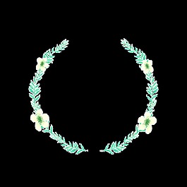 卡通花環(huán)透明素材