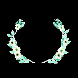 花環透明素材