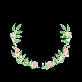 花環透明素材