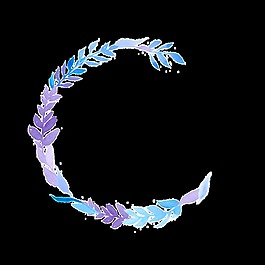花環透明素材