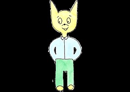 手繪動物透明素材