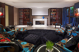 中式時尚客廳裝修效果圖