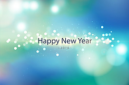 新年快樂藍(lán)色背景矢量素材
