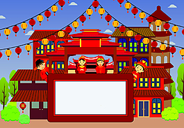 美式圣誕節(jié)字體賀卡矢量背景素材