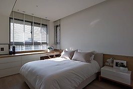 簡約室內(nèi)臥室大床效果圖