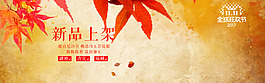 雙11秋冬季簡約時尚風(fēng)格淘寶女裝海報模板