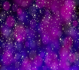 紫色漸變星空矢量素材