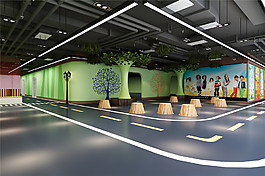 現(xiàn)代幼兒園室內(nèi)設(shè)計(jì)效果圖