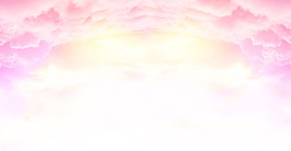 浪漫清新粉色花朵banner背景素材