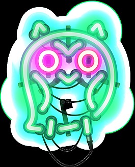 綠色貓頭鷹水彩手繪透明素材