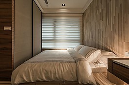 簡(jiǎn)約臥室床鋪效果圖