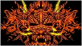 烈焰龙动态视频素材