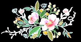 精美卡通花朵透明素材