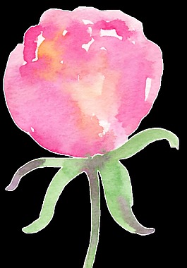 花束卡通透明素材