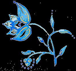 童話精美花卉透明素材