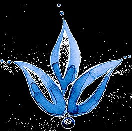 藍(lán)色漸變紋理通透明素材