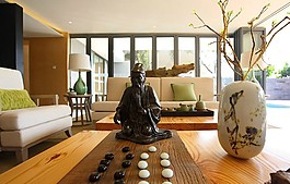 中式簡約室內(nèi)茶幾效果圖