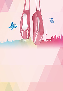 時尚水彩鞋子背景