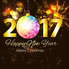 2017圣誕節(jié)海報光束背景素材