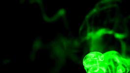 綠色煙氣飄逸變幻視頻素材