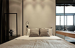 現(xiàn)代臥室床效果圖