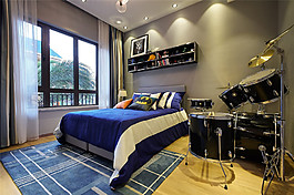 花紋dint客廳床現代