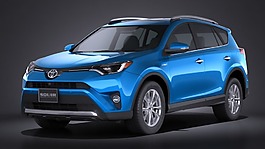 丰田RAV4Hybrid日本汽车模型