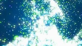 绿色粒子线条光线视频素材