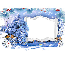 漂亮圣誕裝飾背景免摳png透明素材