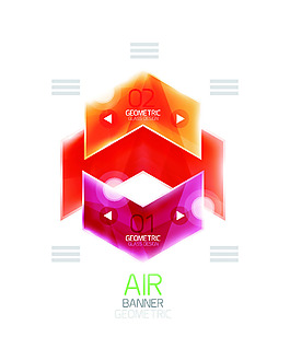 彩色PPT元素矢量素材