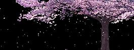 炫麗舞臺(tái)桃花燈光背景循環(huán)素材