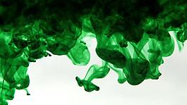 綠色煙霧煙氣飄逸變幻視頻素材