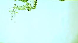 綠色煙霧煙氣飄逸變幻視頻素材