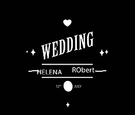 小清新的婚禮簡約文字標(biāo)簽動畫AE源文件