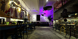 創(chuàng)意室內(nèi)餐廳背景墻效果圖