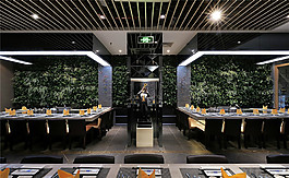 時(shí)尚室內(nèi)餐廳背景墻效果圖