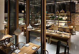 簡(jiǎn)約室內(nèi)餐廳餐桌裝修效果圖
