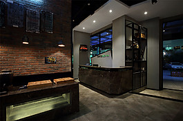 簡約室內(nèi)餐廳背景墻效果圖